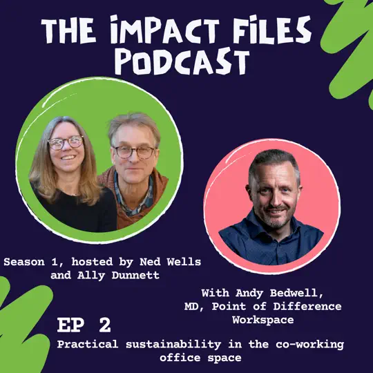 S1 E2, Practical sustainability in the co-working office space, with Andy Bedwell